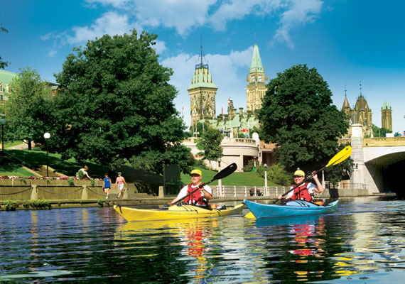 Kayaking on the Rideau River